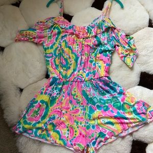 Lilly Pulitzer Cold Shoulder romper